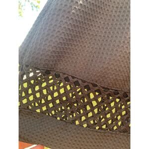 Denimland Women's Black Mini Skirt w/ Netting Feature - Sz Sm